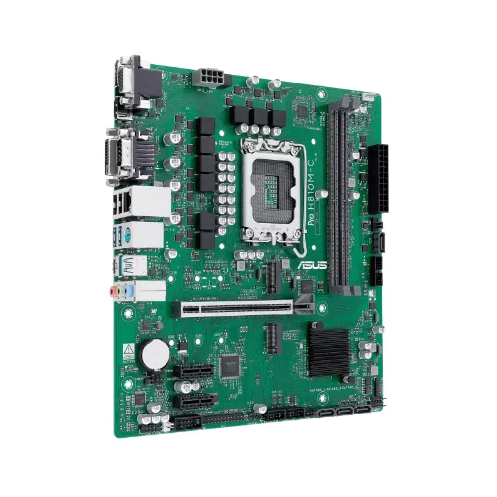 ASUS MB Sc LGA1851 PRO H810M-C-CSM, 2xDDR5, 1xDP, 1xHDMI, 1xVGA, 1xDVI-D, mATX