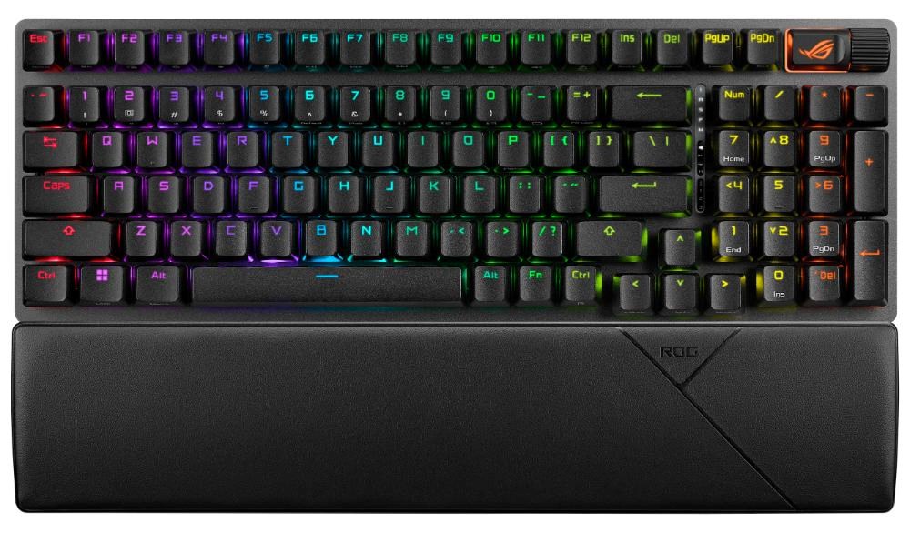 ASUS klávesnice ROG STRIX SCOPE II X, mechanická, drátová, ROG NX Snow V2, US