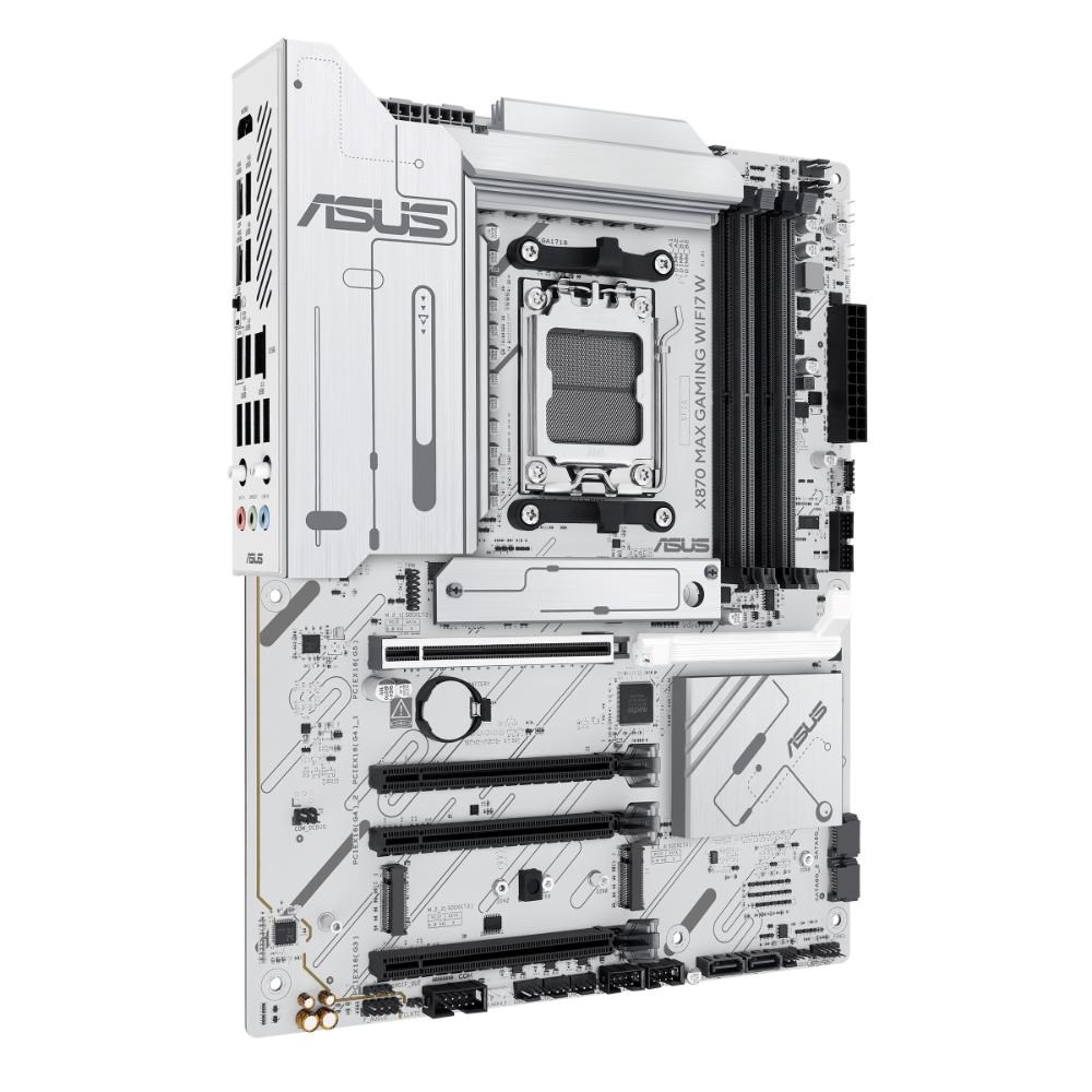 ASUS MB Sc AM5 X870 MAX GAMING WIFI7 W, AMD X870, 4xDDR5, 2xUSB4, 1xHDMI, WiFi