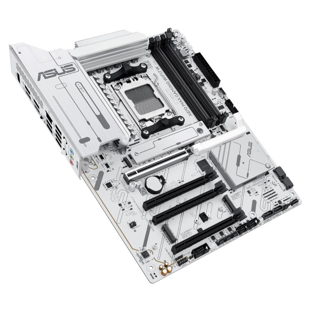 ASUS MB Sc AM5 X870 MAX GAMING WIFI7 W, AMD X870, 4xDDR5, 2xUSB4, 1xHDMI, WiFi