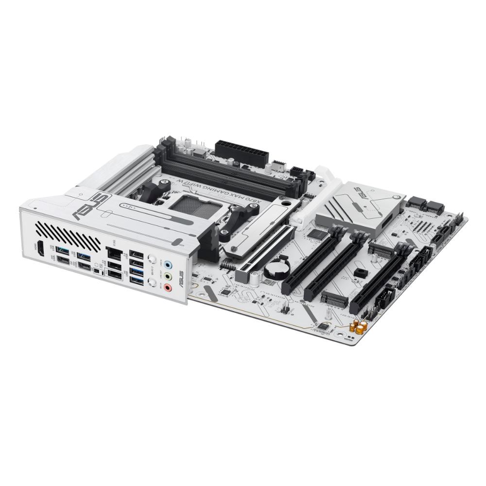 ASUS MB Sc AM5 X870 MAX GAMING WIFI7 W, AMD X870, 4xDDR5, 2xUSB4, 1xHDMI, WiFi