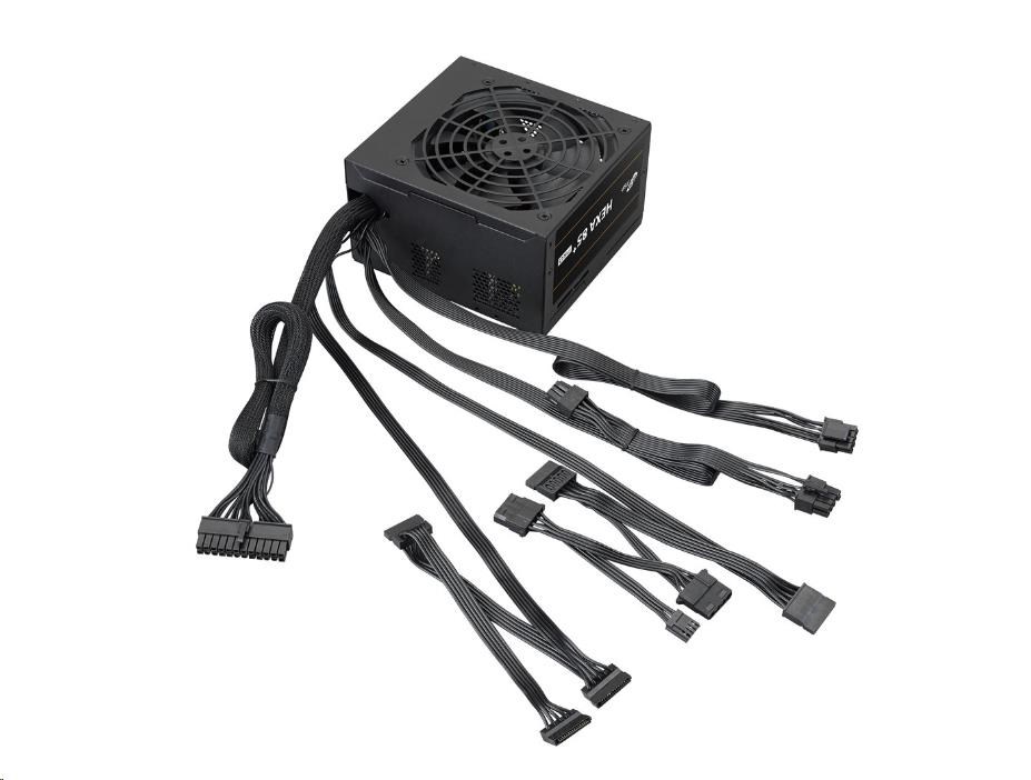 Fortron zdroj 650W HEXA 85+ PRO 650, full range, ATX, Bronze, DC/DC