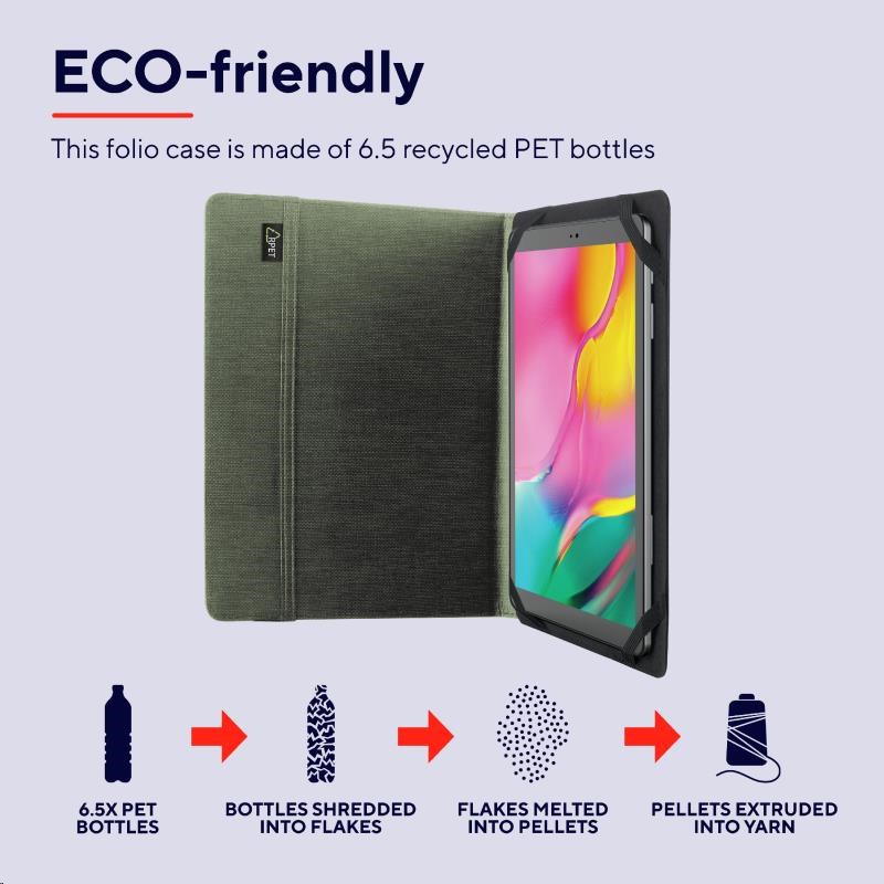 TRUST Pouzdro na tablet PRIMO FOLIO 10" ECO - GREEN
