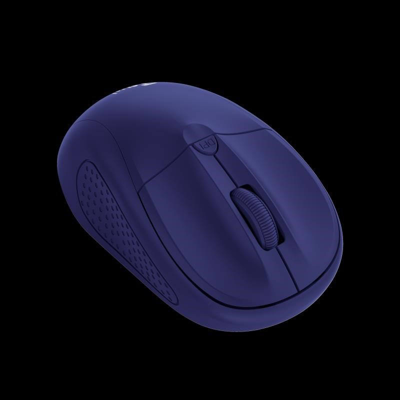 TRUST Myš PRIMO WIRELESS MOUSE MATT BLUE, USB, bezdrátová