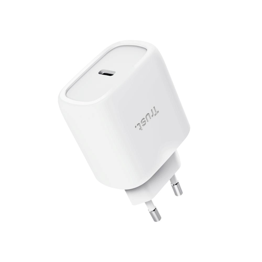 TRUST GaN Nabíječka MAXO 45W, USB-C, pro Apple, bílá