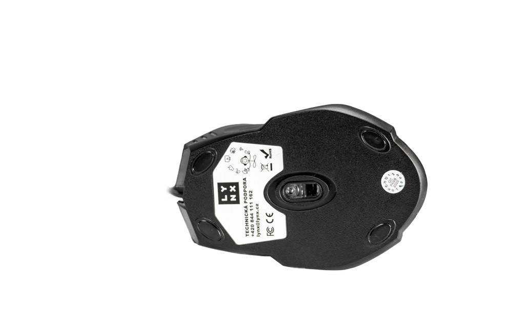 LYNX set klávesnice a myš , drátový set, USB, CZ/SK