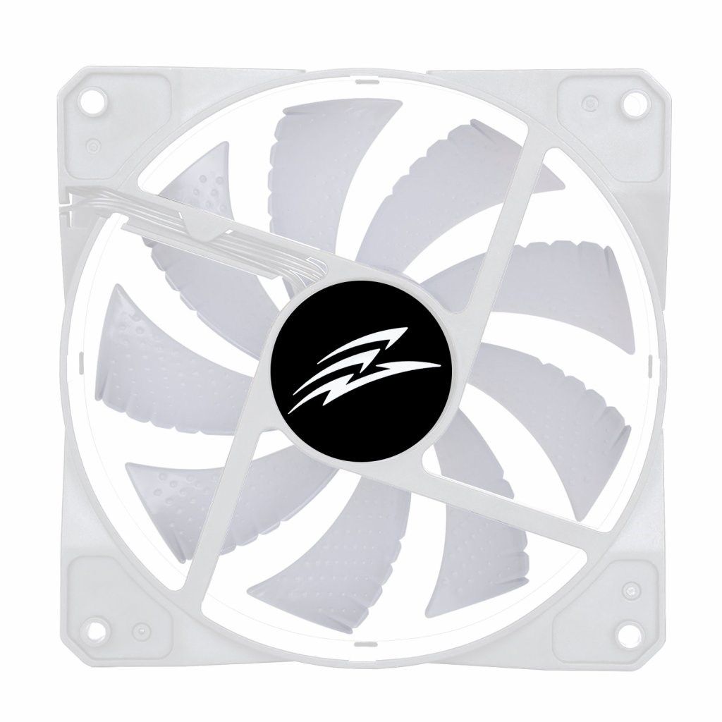 EVOLVEO 12FSW ventilátor 120mm, ARGB, bílý rám, slave