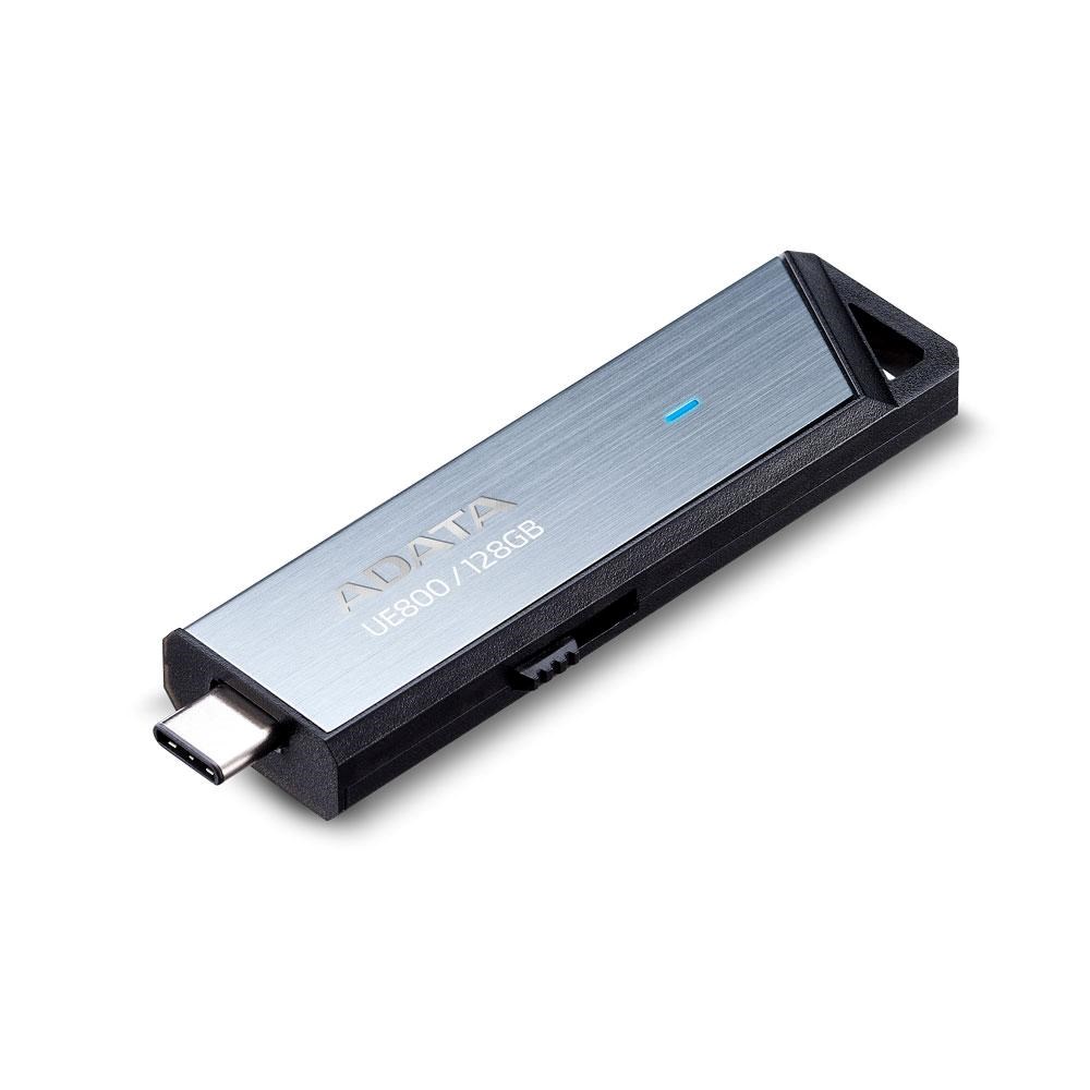 ADATA Flash Disk 128GB UE800, USB 3.2 USB-C, Elite drive, šedá