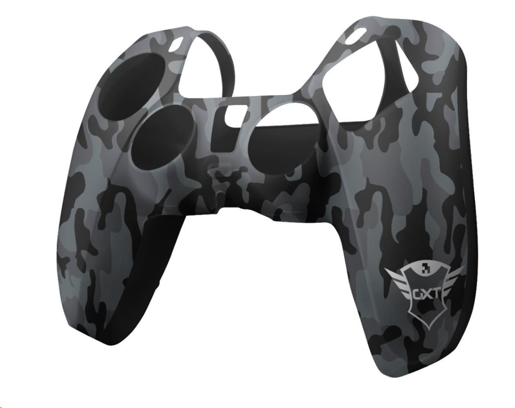 TRUST Obal na ovladač GXT 748 Controller Silicone Sleeve PS5, black camo