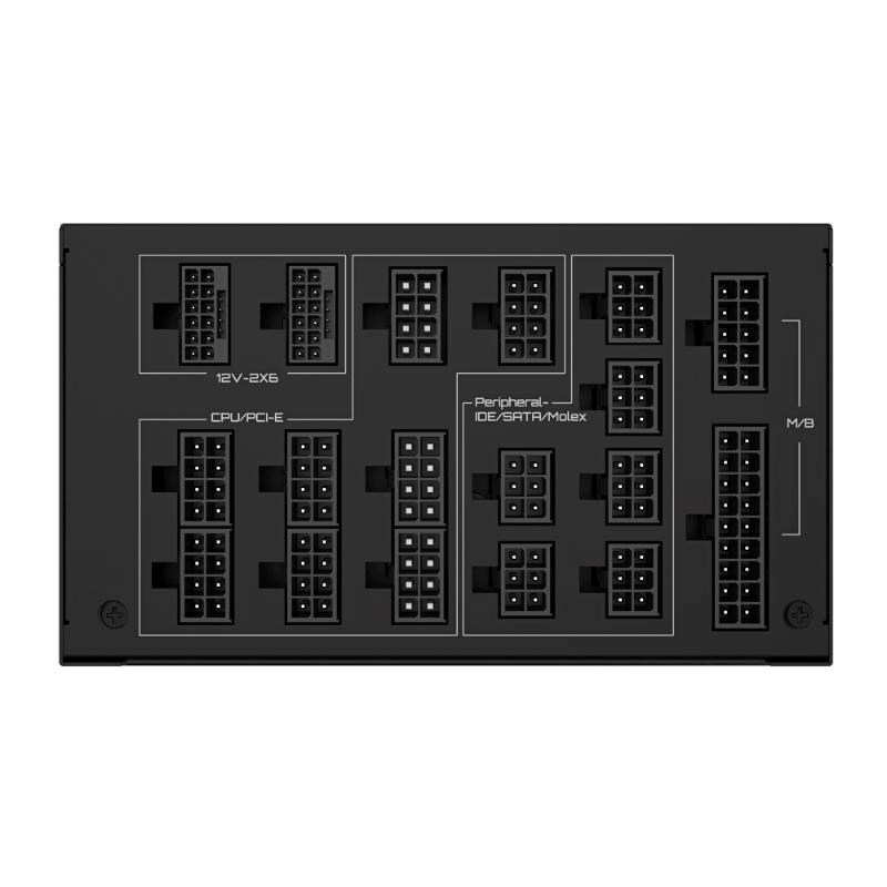 GIGABYTE zdroj UD1600PM PG5 AI TOP, 1600W, 80+ Platinum, 140mm fan