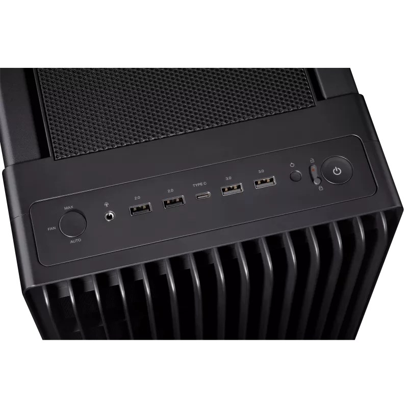 ASUS case PROART PA602 TG ARGB BLACK, Mid Tower, průhledná bočnice, černá