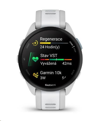 Garmin GPS sportovní hodinky Forerunner® 165, Mist grey/Whitestone, EU
