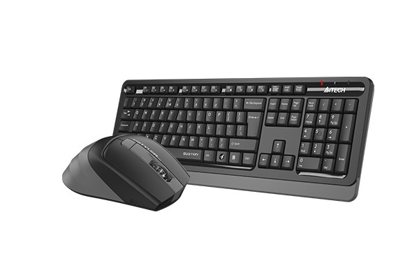 A4tech FGS1035Q, bezdrátový kancelářský set klávesnice s myši, šedá
