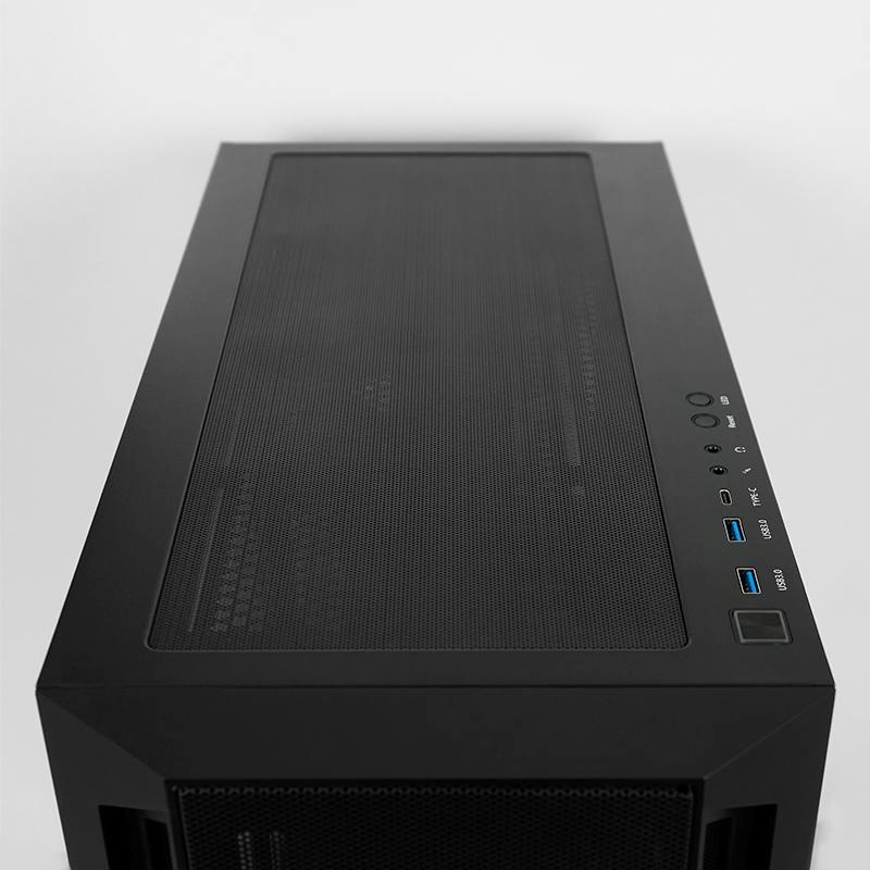 CHIEFTEC skříň APEX AIR, E-ATX, 1x USB-C 3.2, 2x USB 3.0, 3x 140mm Fan, černá