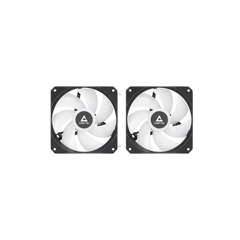 CHIEFTEC vodní chlazení CPU Iceberg 240, 2x120mm ARGB, ARGB vodní blok, LGA1851, AM5, černá