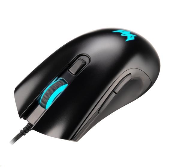 ACER drátová myš Predator Cestus 333,5 levels DPI,1ms,400 IPS,20 mil. kliků,USB 2.0,Black