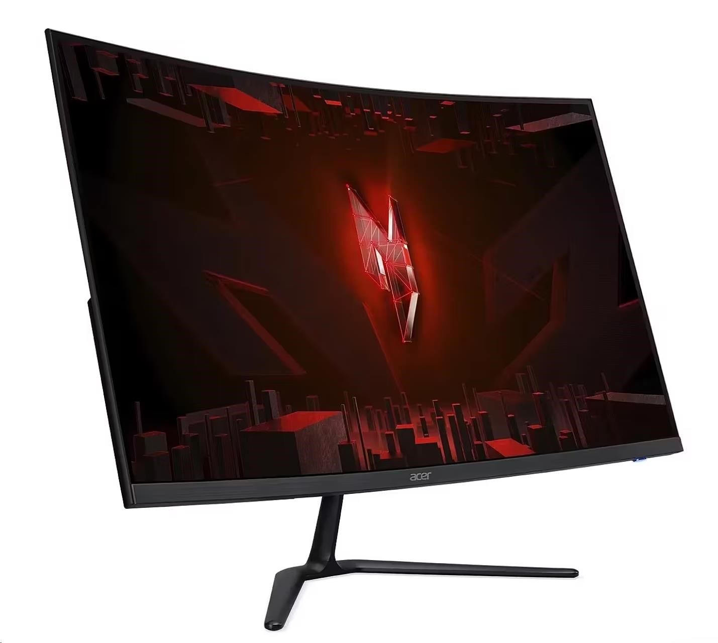 ACER LCD Nitro ED320QUS3bmiipx,31.5" Curved VA,2560x1440,180Hz,250nits,1ms,HDMI,DP,Audio,Repro,Vesa,Black