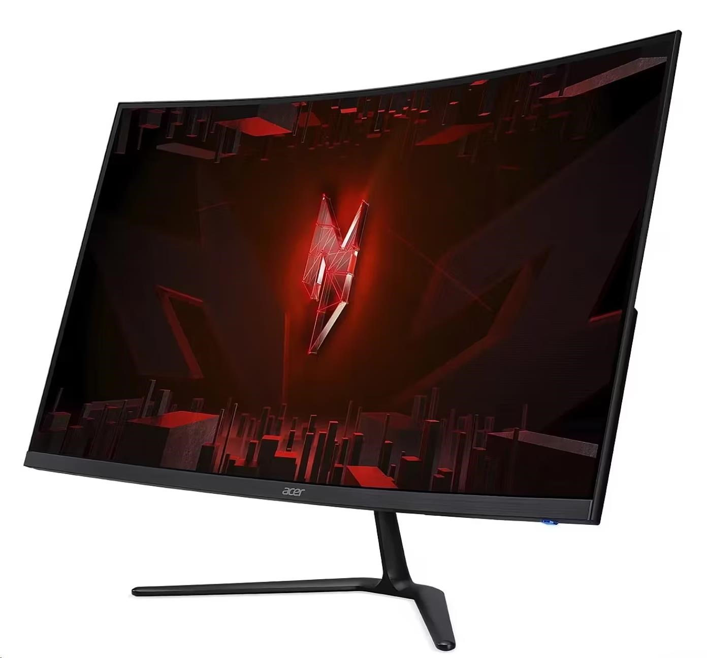 ACER LCD Nitro ED320QUS3bmiipx,31.5" Curved VA,2560x1440,180Hz,250nits,1ms,HDMI,DP,Audio,Repro,Vesa,Black