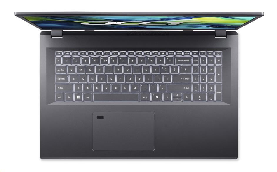 ACER NTB Aspire 17 (A17-51M-96TM),i9-13900H,17.3"FHD,16GB,1TB SSD,Intel Graphics,Linux,Gray