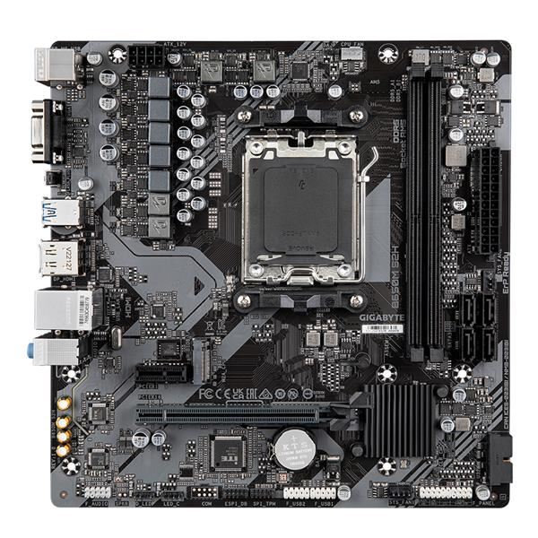 GIGABYTE MB Sc AM5 B650M S2H, AMD B650, 2xDDR5, 1xDP, 1xHDMI, 1xD-Sub, mATX