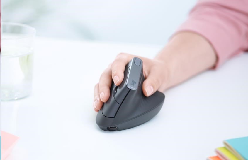 Logitech Wireless Mouse MX Vertical, graphite
