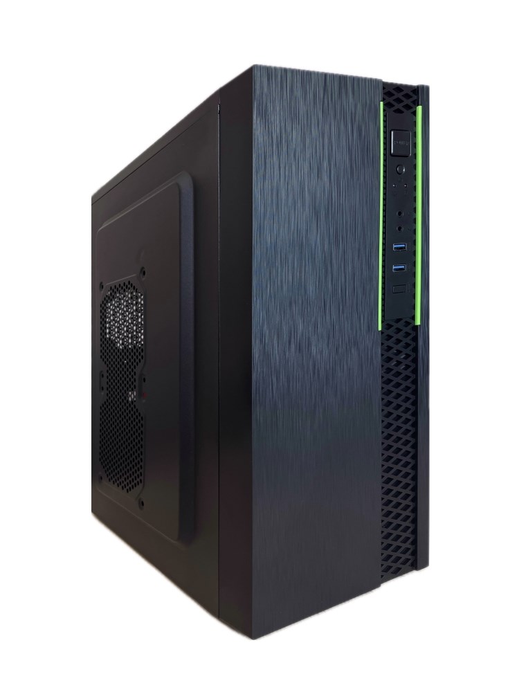 EUROCASE skříň ML N6-550B, Midi Tower, 2x USB 3.0, 2x audio, bez zdroje