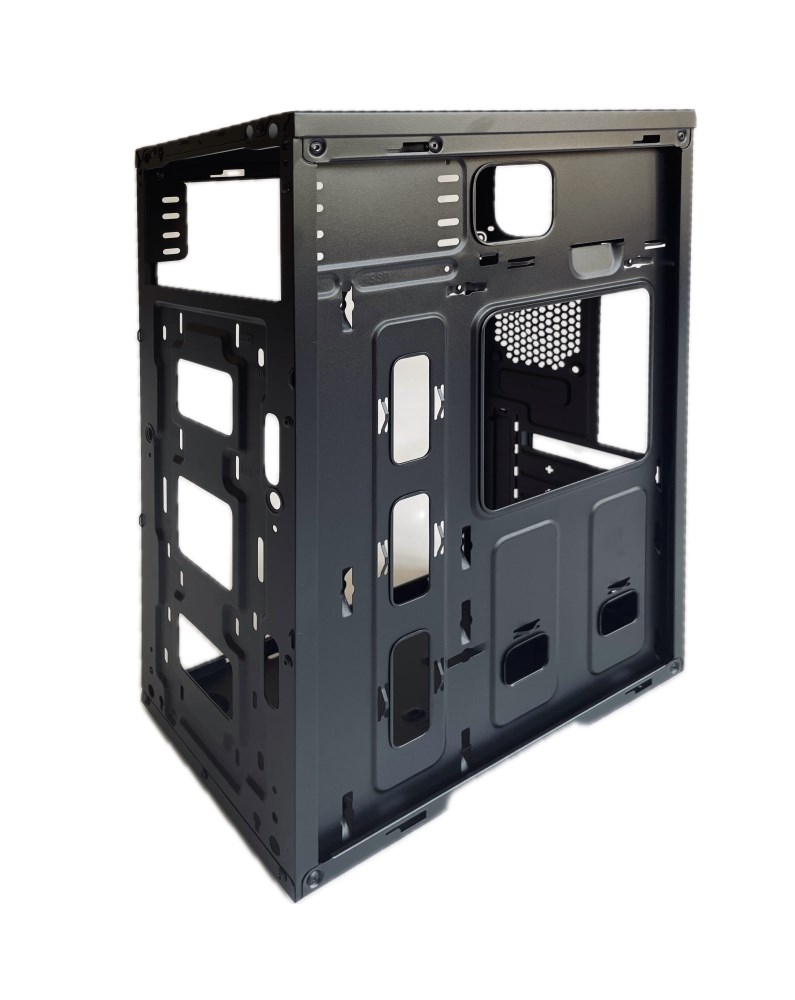 EUROCASE skříň ML N6-550B, Midi Tower, 2x USB 3.0, 2x audio, bez zdroje