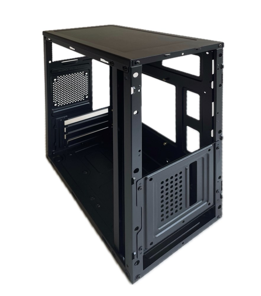 EUROCASE skříň MC MF-320B, Micro Tower, 1xUSB-C, 2xUSB 3.0, 2x audio, bez zdroje