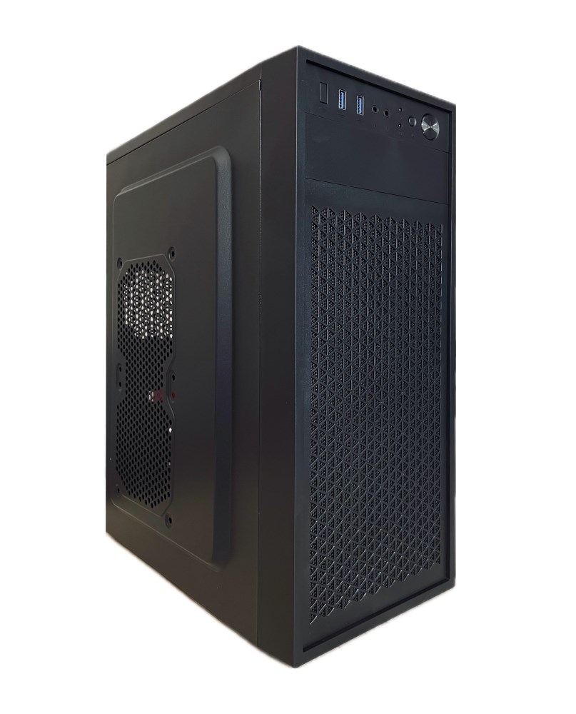 EUROCASE skříň ML N6-530B, Midi Tower, 1xUSB-C, 2xUSB 3.0, 2x audio, bez zdroje