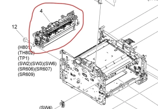 Fixační jednotka - CANON FM1-W288