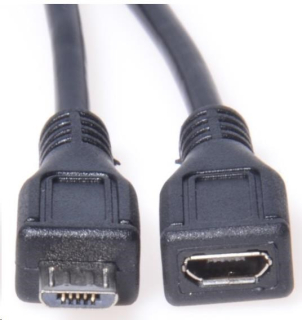 PREMIUMCORD Kabel prodlužovací micro USB - micro USB 2m (M/F)