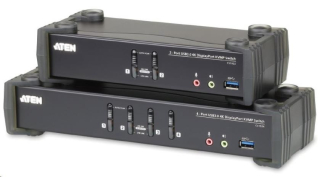 ATEN 4-port 4K DisplayPort KVMP USB3.0, audio