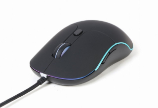 GEMBIRD myš MUS-UL-02, podsvícená, černá, 2400DPI, USB