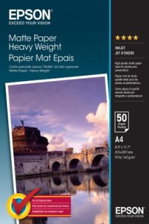 EPSON Paper A4 Matte - Heavyweight , 50 sheets