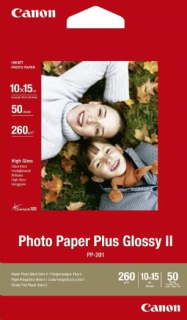 Canon fotopapír lesklý PP-201 10x15cm, 50ks, 275g/m