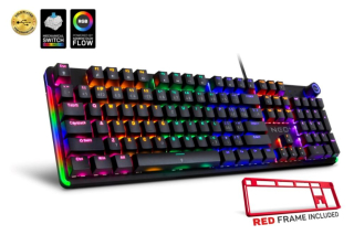 CONNECT IT Herní klávesnice NEO2 + Black, mechanická, USB, ARGB, CZ+SK, černá