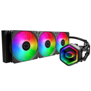 Cooler Master vodní chladič MasterLiquid 360 Core II, 3x120mm, LGA1851, AM5, černá