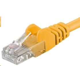 PREMIUMCORD Patch kabel UTP RJ45-RJ45 CAT5e 1.5m žlutá