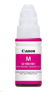 Canon Cartridge GI-490 purpurová proPIXMA G1400, G1410, G2400, G2410, (7 000 str.) BAZAR/POŠKOZENÝ OBAL