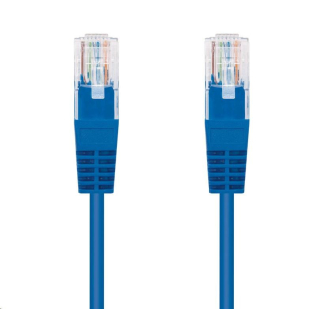C-TECH kabel patchcord Cat5e, UTP, modrý, 3m