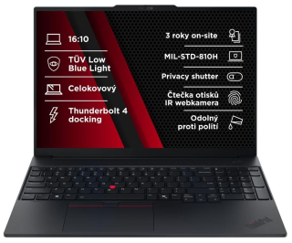 LENOVO NTB ThinkPad E16 G3 - Ultra5 225U,16" WUXGA,16GB,1TBSSD,IRcam,W11H