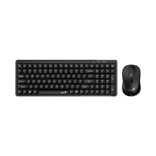 GENIUS set klávesnice + myš LuxeMate Q8100, Bezdrátový set, CZ+SK, černá
