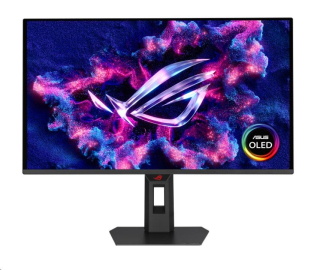 ASUS LCD ROG Strix OLED XG27AQDPG, 26.5" 2560x1440, 300nits, 500hz, 0,03ms, 178/178, DP, HDMI, USB, Audio, VESA, Black