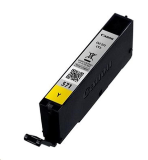 CANON CARTRIDGE CLI-571 Y žlutá pro PIXMA MG575x, MG685x, MG775x, TS505x, TS605x, TS805x (323 str.)