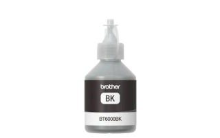 BROTHER INK BT-6000BK black pro T300, T500W, T700W, cca 6000 stránek, pigmentový - INKTANK