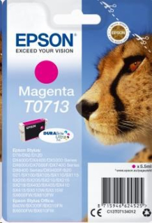 EPSON ink bar Singlepack Magenta T0713 DURABrite Ultra Ink (5,5 ml)