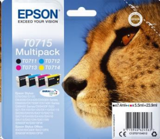 EPSON ink Multipack 4-colours T0715 DURABrite Ultra Ink