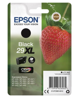 EPSON ink čer Singlepack "Jahoda" Black 29XL Claria Home Ink