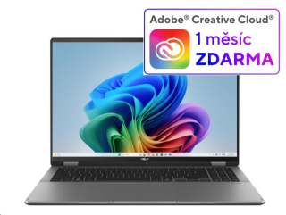 ASUS NTB Vivobook 16 Flip (TP3607SA-OLED113X), Ultra 7 258V, 16" 1920 x 1200, 32GB, 1TB SSD, Intel Arc, W11 Pro, Gray