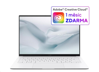 ASUS NTB Zenbook S 14 (UX5406AA-OLED081X), Ultra 9 386H, 14" 2880 x 1800, 32GB, 1TB SSD, Intel, W11 Pro, White